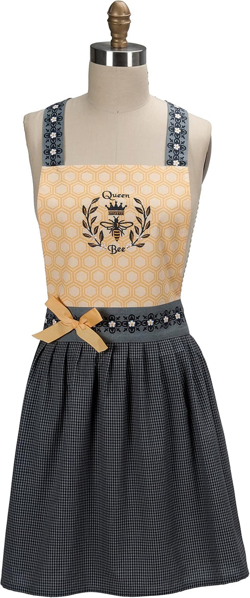 Kay Dee Designs Queen Bee Embroidered Hostess Apron...
