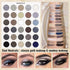 UCANBE Eyeshadow Makeup Palette 86 Colors, Matte Black Grey Silver Smokey Goth Eye Shadows+Chunky Pressed Glitters+Bright Colorful Neon Shades+Ros...