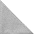 King & Priory Stonewashed Medium Grey Pocket Square, Handkerchief...