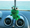 Handmade Frog Crochet Car Rear View Mirror Holder, Hanging Accessories Ornaments Cute Rearview Mirror Charm Decor, A Gift for Frog Lovers Car Hang...