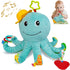 Infant Baby Girls Musical Stuffed Animal Activity Soft Toys with Multi-Sensory Crinkle, Mirror, Rattle and Textures for 0-3-6-12 Months Developmen...