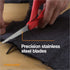 Fiskars Petite Left Handed Scissors, Crafting and Sewing Stainless Steel Scissors for Smaller Hands, Ergonomic Handle, Paper and Fabric Supplies f...