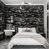 16x118 inch Black Marble Contact Paper Peel and Stick Countertop Waterproof Vinyl Glossy Granite Wallpaper Removable Self-Adhesive Film for Kitche...