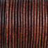 GENIQUE Real/Genuine Round Leather Cord for Jewelry Making, Leather String Cord for Crafting, Necklace, Bracelets, Braiding, Wraps (2mm, Antique B...