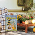 Welcome Spring Honey Bumble Bee Gnome Garden Flag, Summer Yard Outdoor Home Decorative Burlap Lawn Outside Decoration, Daisy Flowers Small Decor D...