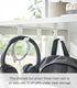 YAMAZAKI Home Tower Under Desk Hanger Hooks, Headphone Headset Bag Or Charger Storage Holder for Bedroom Or Office - Steel...