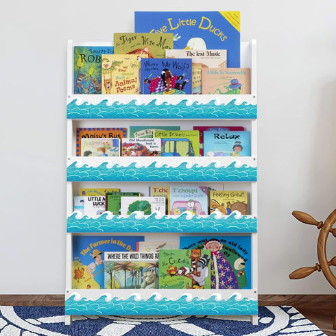 72 Feet Ocean Waves Die-Cut Bulletin Board Borders for Ocean Theme Classroom Decor Wall Decorations...