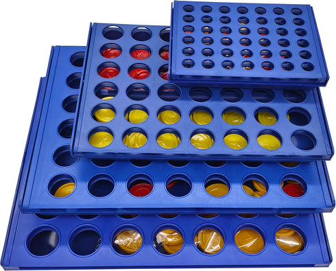 4 in a Row Game Big, 6 Spare Discs Included, Board Games Toys for Boys, Classic Four in a Row and Family Fun Games for Ages 3 4 5 6 7 8 Year Old K...
