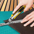 3-Pack Box Cutter Utility Knife, Box Cutter Retractable Ultra Sharp Blade and Anti-Slip Rubber Handle, Box Cutter Knife Exacto Knife for Cutting L...
