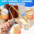2 Pack Reusable Metal Lint Remover Tool – Durable Pet Hair Remover Tool with Wooden Handle | Portable Fabric Shaver Fuzz Cleaner for Clothes, Carp...