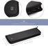 Travel Tie Case, Portable Waterproof Necktie Cufflinks Storage Box Tie Holder Stored up to 4-5 Ties - Black...