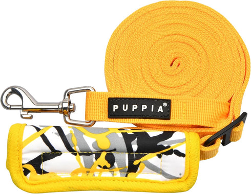 Puppia Spring and Summer Fashion Abstract Dog Leash, Yellow, Large...