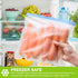 SPLF 12 Pack Dishwasher Safe Reusable Bags Silicone, Leakproof Reusable Freezer Bags, BPA Free Reusable Storage Bags for Lunch Marinate Food Trave...