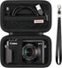 Hard Travel Case for Canon Powershot G7 X Mark II/ G7 X Mark III Digital Camera, Protective Storage Bag with Zipper Mesh Pocket for Battery Pack, ...
