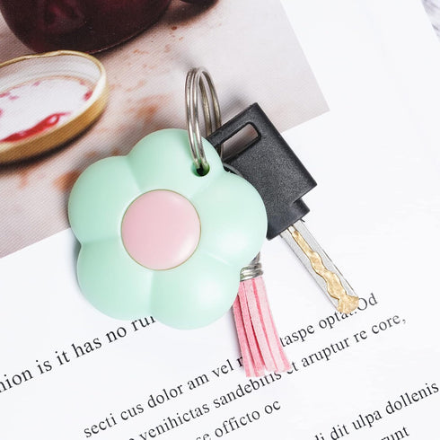 3 Pcs Mini Retractable Utility Knife Flower Pocket Box Cutters Plastic Letter Opener Slide Open with Keychain Hole for Box Letter Envelope, Flower...