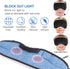 Voerou Sleep Headphones 5.2 Bluetooth Sleep Mask with Music and Ultra Thin Speakers Perfect for Sleeping, Air Travel,Meditation and Relaxation?Uni...