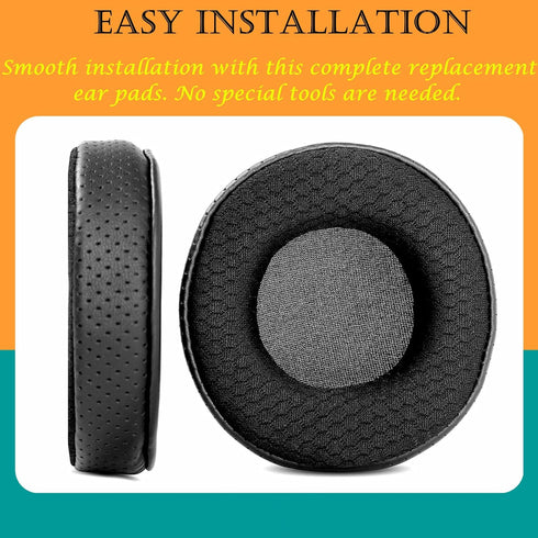 TaiZiChangQin Upgrade Ear Pads Ear Cushions Replacement Compatible with MSI DS502 DS-502 DS501 Headphone (Fabric Earpads Black)...