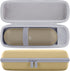 for Beats Pill Wireless Bluetooth Speaker Hard Protective Case with Shoulder Strap, Portable Travel Case Replacement (Champagne Gold Case) - co2CR...