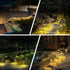 Solar Garden Lights 1 Pack 8 Led flower bed lights- Beautiful and Decorative Outdoor Patio Decor with Swaying Fairy Lights - Ground Solar Lights f...