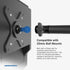 ARKON Mounts VESA 75 / VESA 100 to 20mm Ball Mount Bracket Adapter | Industrial-Strength Construction | VESA-Compatible Devices | Durable 20mm Bal...