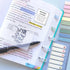 600 Sheets Transparent Sticky Notes, 3 x 3 inch Clear See Through Sticky Notes and Translucent Writable Book Tabs, Annotation kit, for Book Annota...