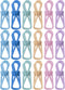 Mr. Pen- Chip Clips, 18 Pack, 2 Inch, Pastel Colors, Utility Steel PVC-Coated Clips, Bag Clips, Chip Clip, Metal Clips, Chip Bag Clip, Food Clips,...