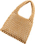 Ayliss Women Mini Clutch Handbag Tote Cotton Crochet Bucket Top-handle Drawstring Beach Woven Fishing Net Pouch Purse...