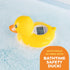 Duck Baby Bath Thermometer & Clock - Fahrenheit & Celsius Baby Bath Thermometer, Baby Thermometer for Baby Essentials - Room & Water Thermometer -...