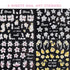 Flower Nail Art Stickers Decals 5D Embossed Spring Nail Decals 3D Self-Adhesive Nail Art Supplies Yellow Pink White Kapok Camellia Design Nail Acc...