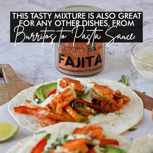 A Spice Affair’s Fajita Seasoning 100g (3.5 oz) - Fajita Spice Blend (100g)...