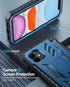 FNTCASE for iPhone 11 Phone Case: for iPhone XR case with Kickstand Shockproof Military Grade Protective Cover - Dual Layer Full Protection Sturdy...