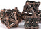 Metal DND Dice Set, Skull Series DND Dice 7-Pieces Metal Polyhedral Dice Set with Gift Box for Dungeons and Dragons Role Playing Games?Red Copper?...