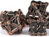 Metal DND Dice Set, Skull Series DND Dice 7-Pieces Metal Polyhedral Dice Set with Gift Box for Dungeons and Dragons Role Playing Games?Red Copper?...