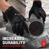NoCry Mechanic Gloves for Men — Durable Impact Gloves For Men with Soft PVC Knuckles, Secure Fit and Firm Grip — Touchscreen and Moisture Wicking ...
