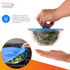 Kitchen + Home Silicone Suction Lids and Food Covers - Set of 5 - Fits various sizes of cups, bowls, pans, or containers!...