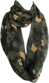 Camouflage Infinity Scarf Circle Loop Scarf...