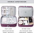 Travel Cable Organizer Bag, Electronic Accessories Case Portable Double Layer Cable Storage Bag for Cord,phone,Charger, Flash Drive, Phone, SD Car...
