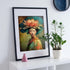 Asian Woman Rice Paper, 11.5 x 16 inch - 1 Unique Printed Mulberry Paper Art Image...