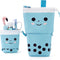 ANGOOBABY Cute Pencil Case Standing Pen Holder Telescopic Makeup Pouch Pop Up Cosmetics Bag Stationery Office Organizer Box for Girls Students Wom...