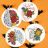 BEUNITONE 4 PCS Brain Embroidery Kit Heart Flower Cross Stitch Kit for Adults Lung Embroidery Starter Kit Bone Needlepoint Kit for Beginners Inner...