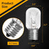 UP2WIN Light Bulb Compatible with Whirlpool 8206232A Light Bulb, 40w 125v Microwave Oven Light Replace for Part Whirlpool Kenmore Maytag Microwave...