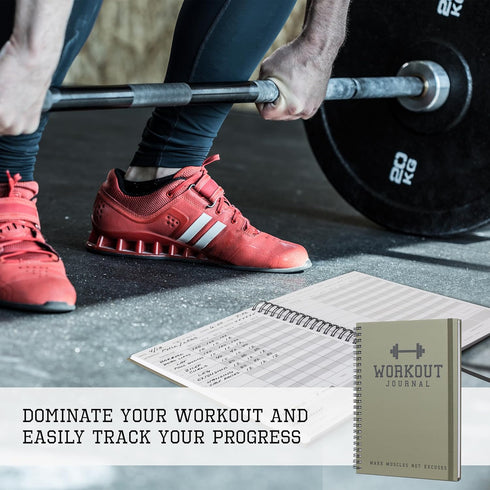 The Ultimate Fitness Journal for Tracking and Crushing Your Gym Goals - Detailed Workout Planner & Log Book For Men and Women - Great Gym Accessor...