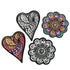 S&S Worldwide-PS1417 Velvet Art Everyday Ornaments (Pack of 24)...