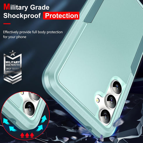 LeYi for Samsung-Galaxy-S23-FE-Case, Samsung S23 FE Case with Screen Protector and Camera Lens Protector, Dual Layer Heavy Duty Protective Rugged ...