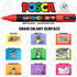 Posca Marker 1MR in Black, Posca Pens for Art Supplies, School Supplies, Rock Art, Fabric Paint, Fabric Markers, Paint Pen, Art Markers, Posca Pai...