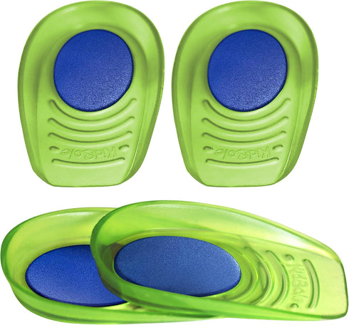 el + Memory Foam Shock Absorbing Heel Cups for Kid's with Sensitive Heels, Heel Spurs and General Foot or Ankle Pain, 2 Pairs, 4 Single Heelcups (...