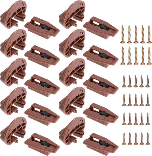 10PCS Drawer Slide Track Guide Glide for kenlin for Rite Trak 2 for Center Mount Drawer for Dressers, for Hutches and for Nightstand Drawer...