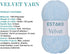 Estako Velvet Chenille Blanket amigurumi Yarn for Crocheting and Knitting Super Bulky 100 gr (132 yds) (1220 - Blue)...