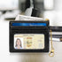 SEAVILIA Card Holder Keychain Wallet for Women/Men with ID Window Rfid Coin Purse Bee Gifts Slim Minimalist Small Wallet...