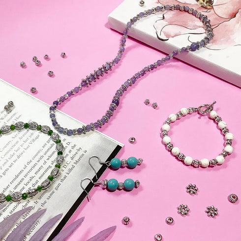 Silver Spacer Beads for Jewelry Making Supplies Flat Beads for Bracelets Small Seed Beads for Necklace Earring 500pcs Bead Bracelet Making Kit Met...